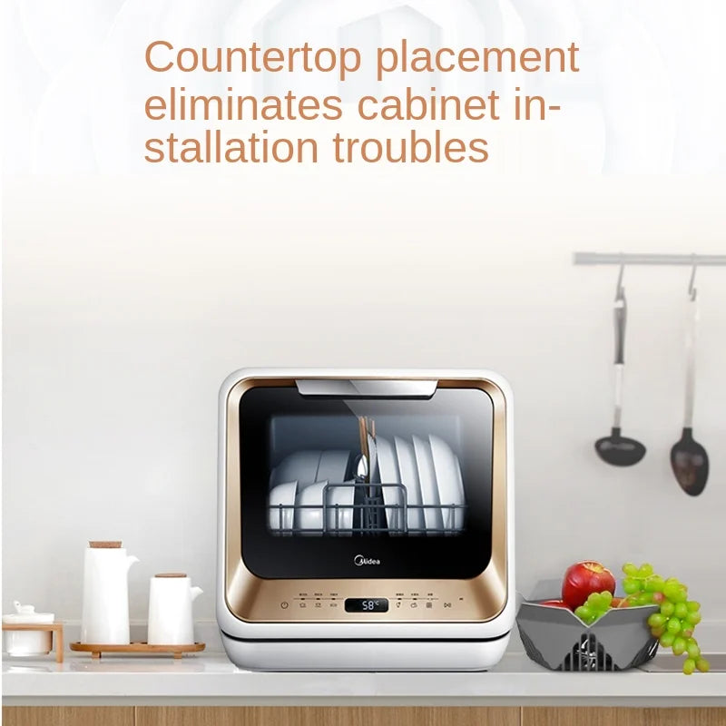 Automatic Desktop Mini Stand Dishwasher