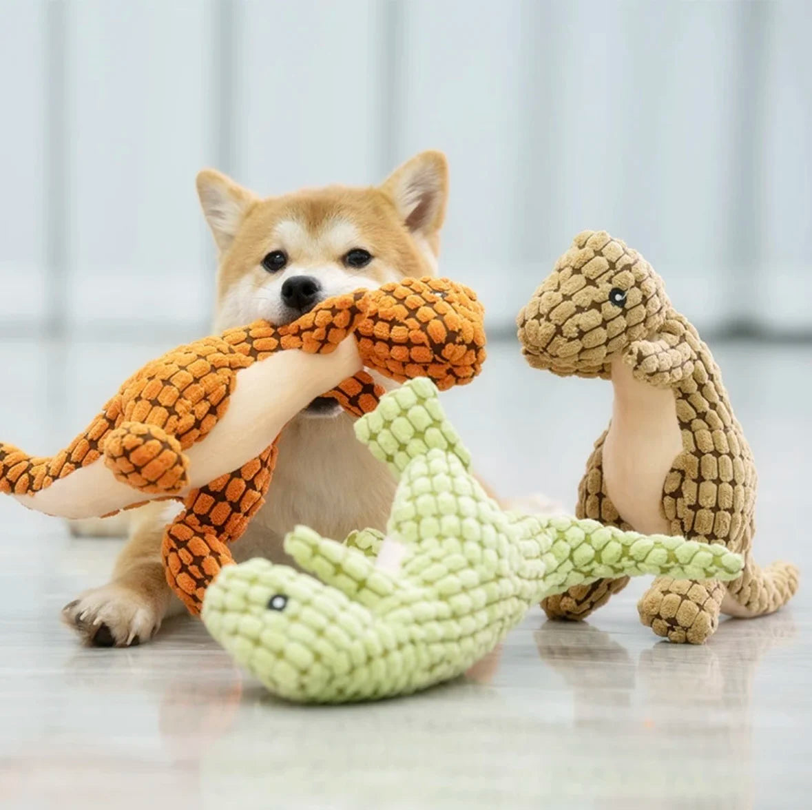 Cats and Dogs Pet Plush Dinosaur Toys