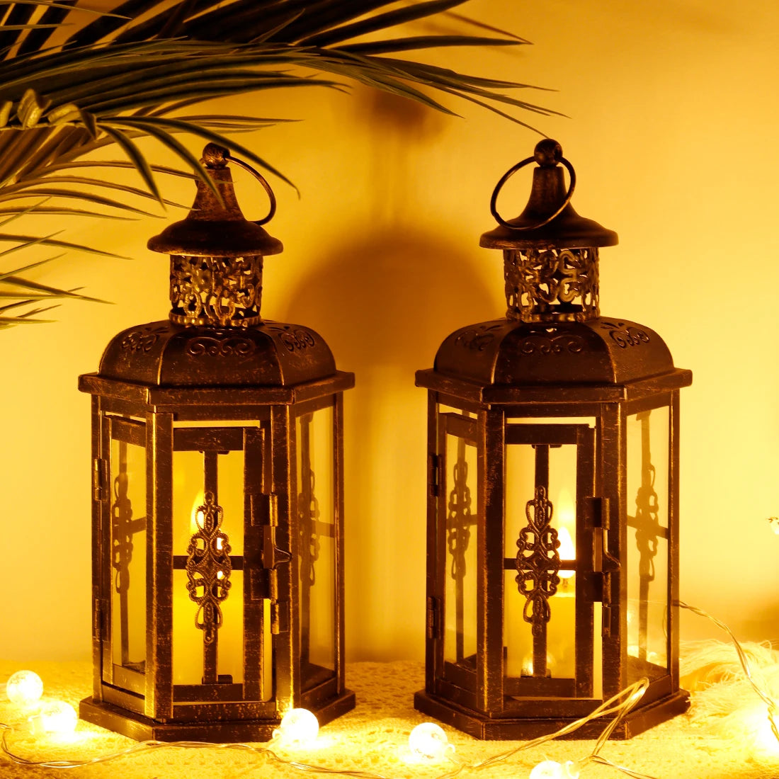 Vintage Nordic Candle Holder Lanterns