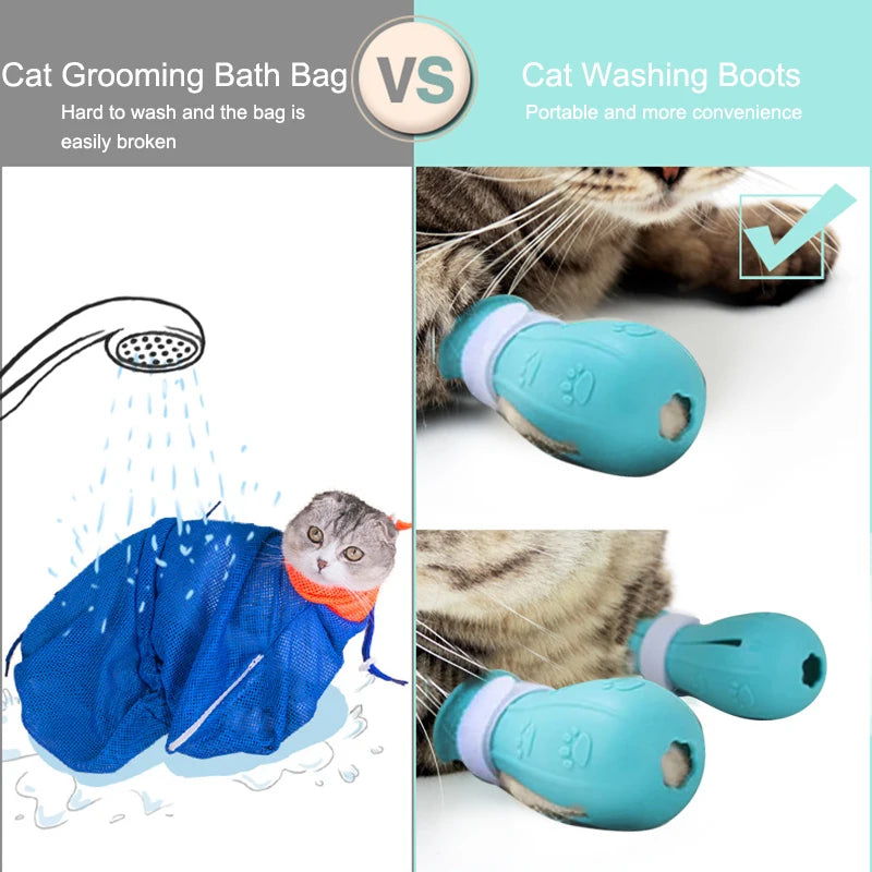 Bath Anti-Scratch Cat Shoe